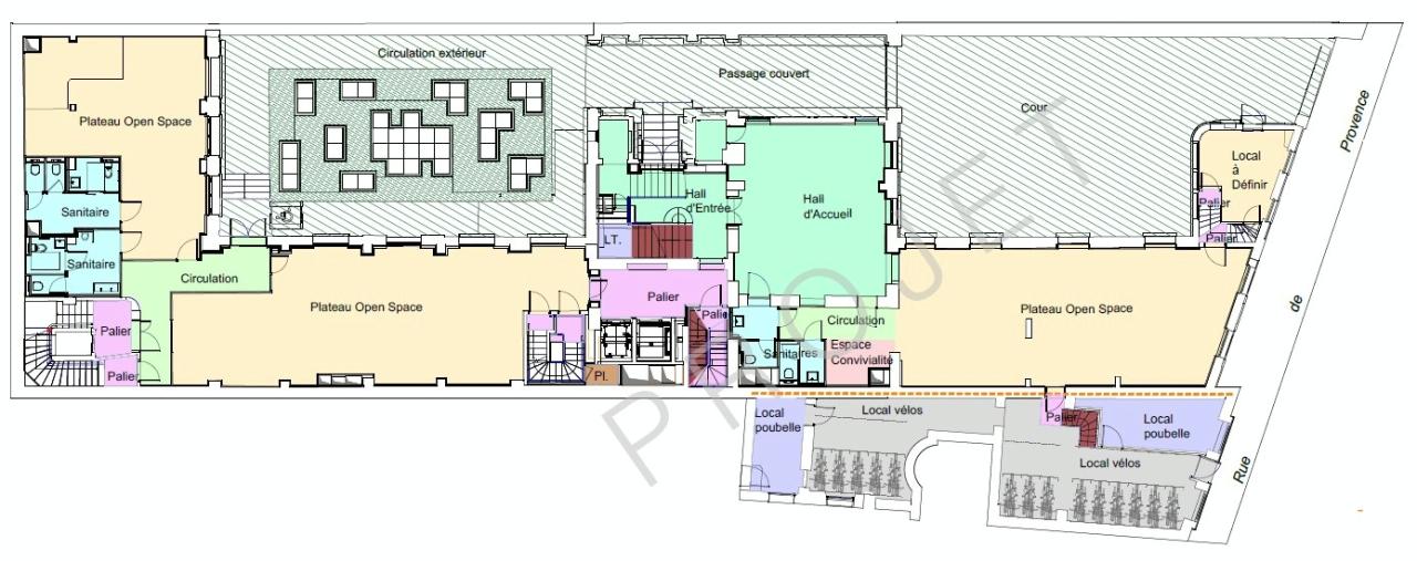 Bureau Paris 3097m² Location bureau Paris OLBUR2200976 0